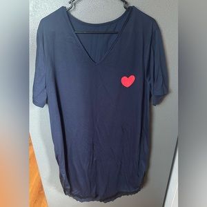 Women’s SHEIN navy night gown size 2XL